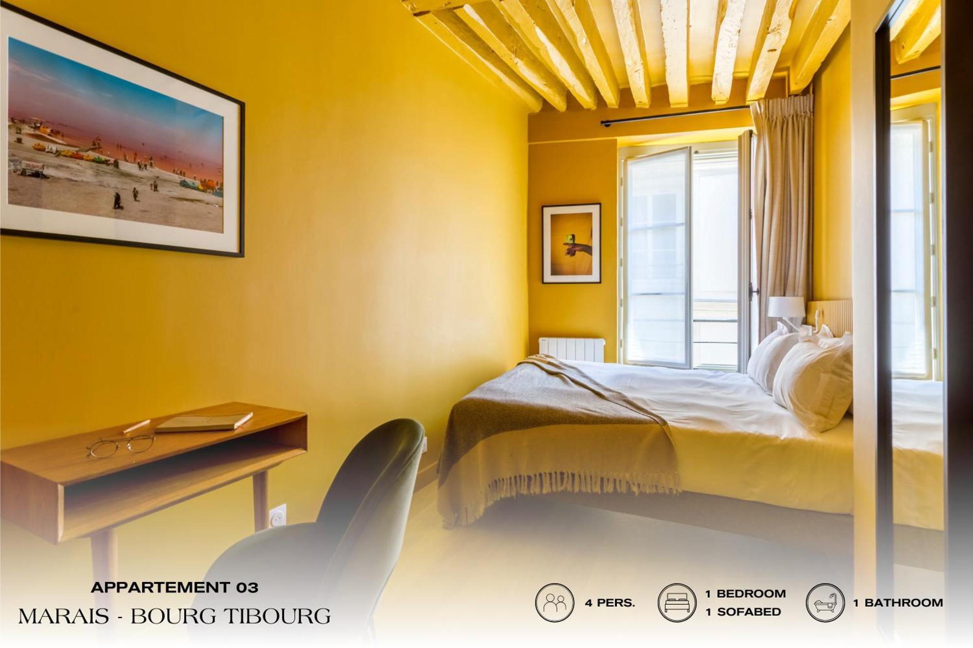 Beauquartier - Marais, Bourg Tibourg Apartment ปารีส ภายนอก รูปภาพ