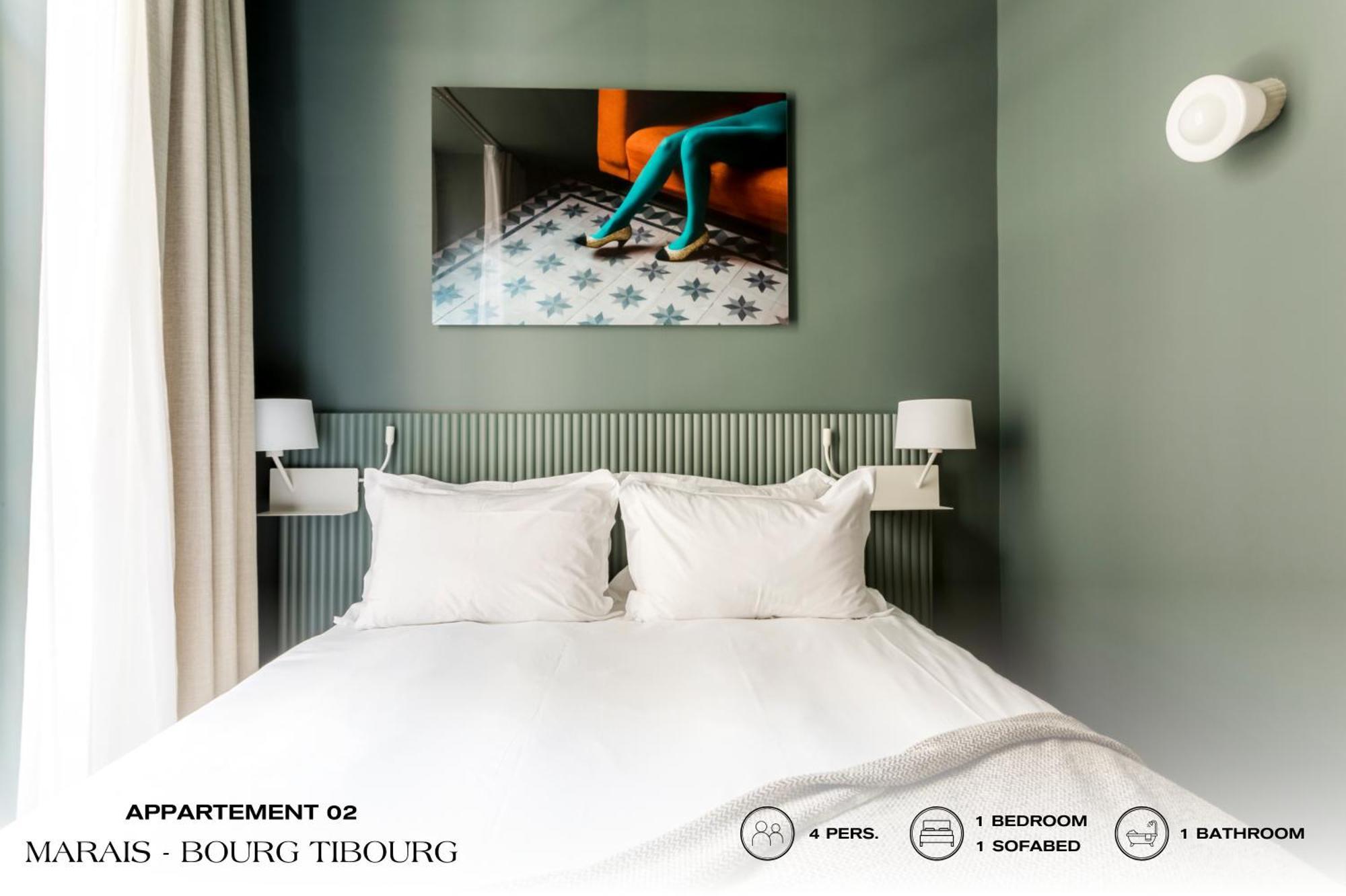 Beauquartier - Marais, Bourg Tibourg Apartment ปารีส ภายนอก รูปภาพ