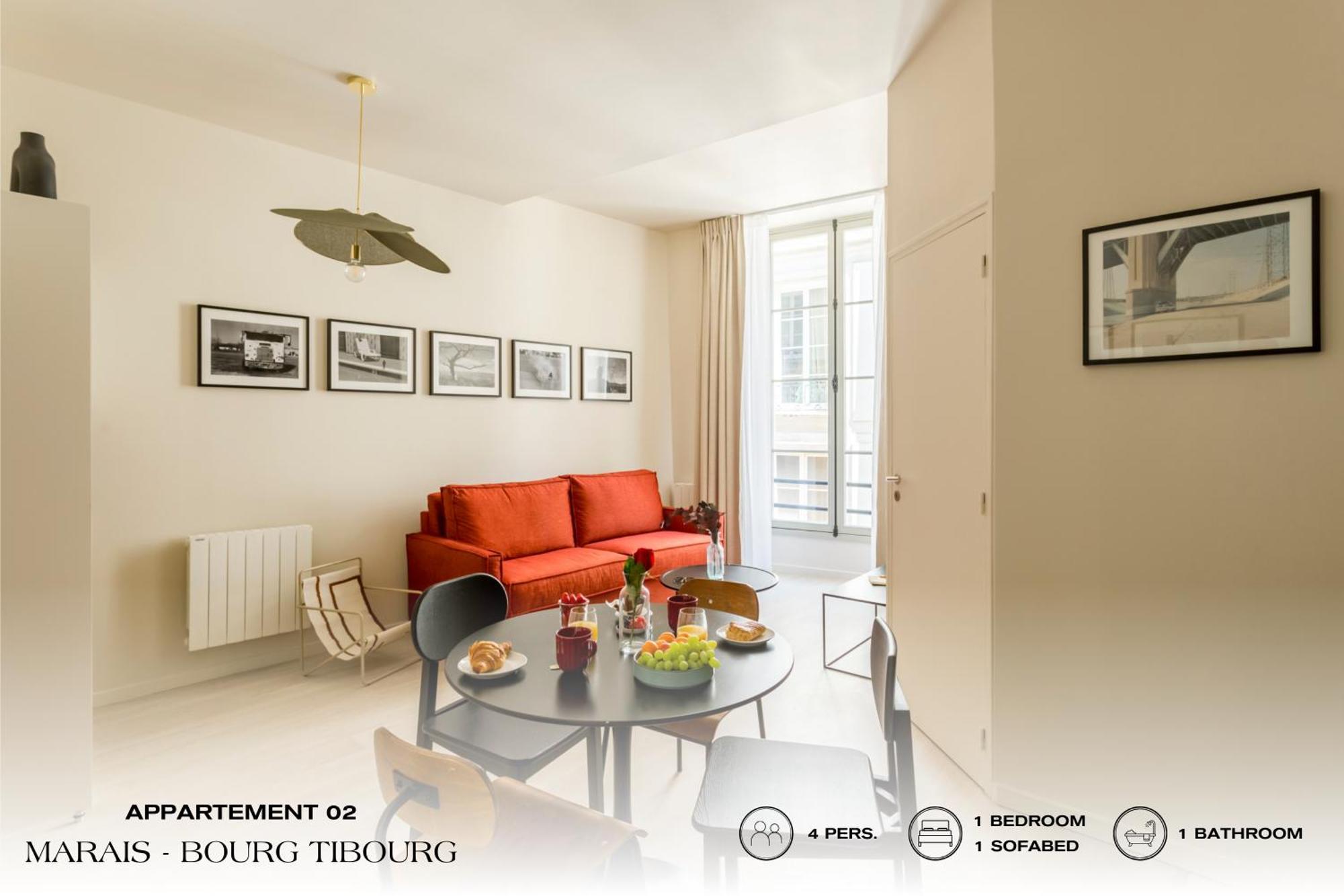 Beauquartier - Marais, Bourg Tibourg Apartment ปารีส ภายนอก รูปภาพ