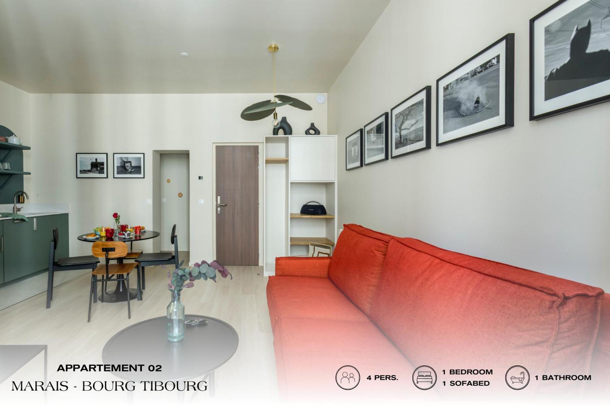 Beauquartier - Marais, Bourg Tibourg Apartment ปารีส ภายนอก รูปภาพ