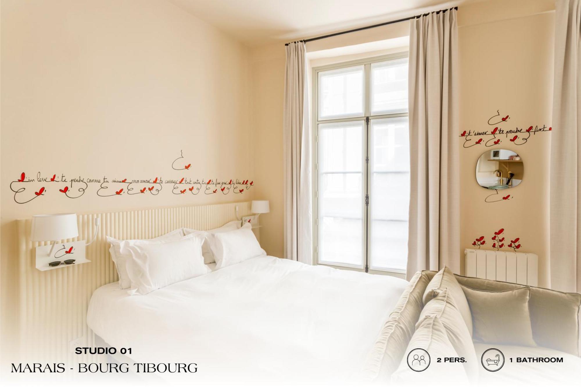 Beauquartier - Marais, Bourg Tibourg Apartment ปารีส ภายนอก รูปภาพ