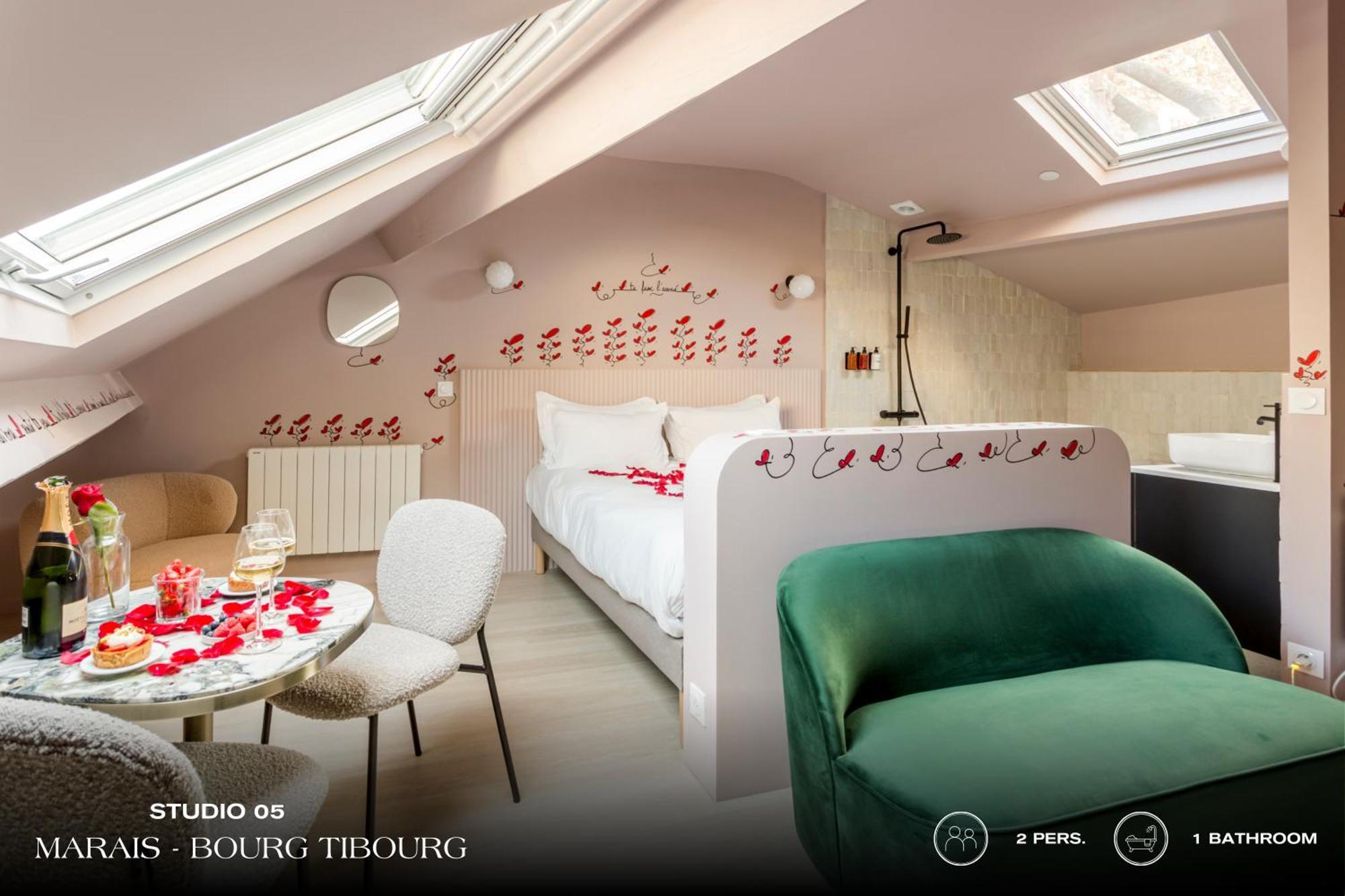 Beauquartier - Marais, Bourg Tibourg Apartment ปารีส ภายนอก รูปภาพ