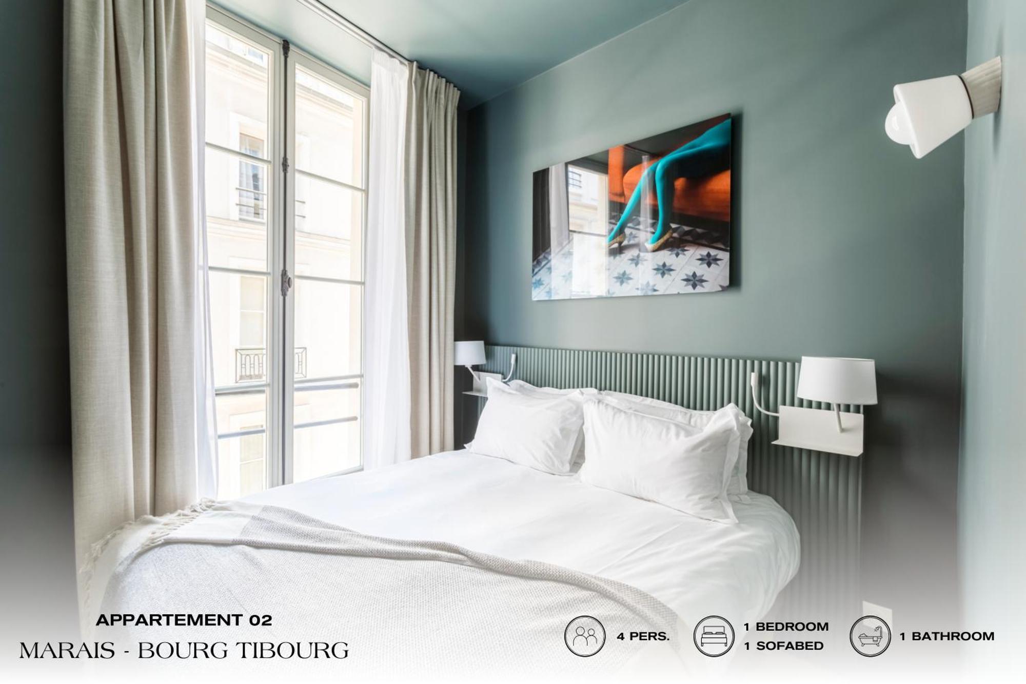 Beauquartier - Marais, Bourg Tibourg Apartment ปารีส ภายนอก รูปภาพ