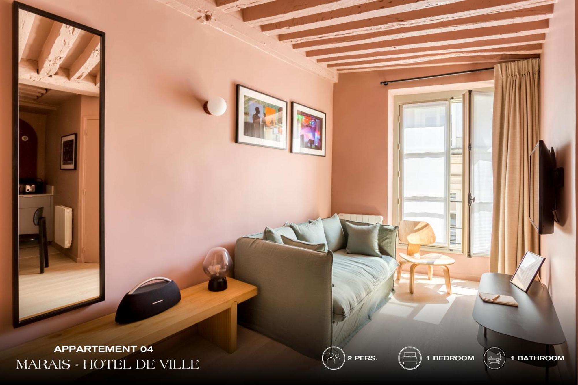 Beauquartier - Marais, Bourg Tibourg Apartment ปารีส ภายนอก รูปภาพ