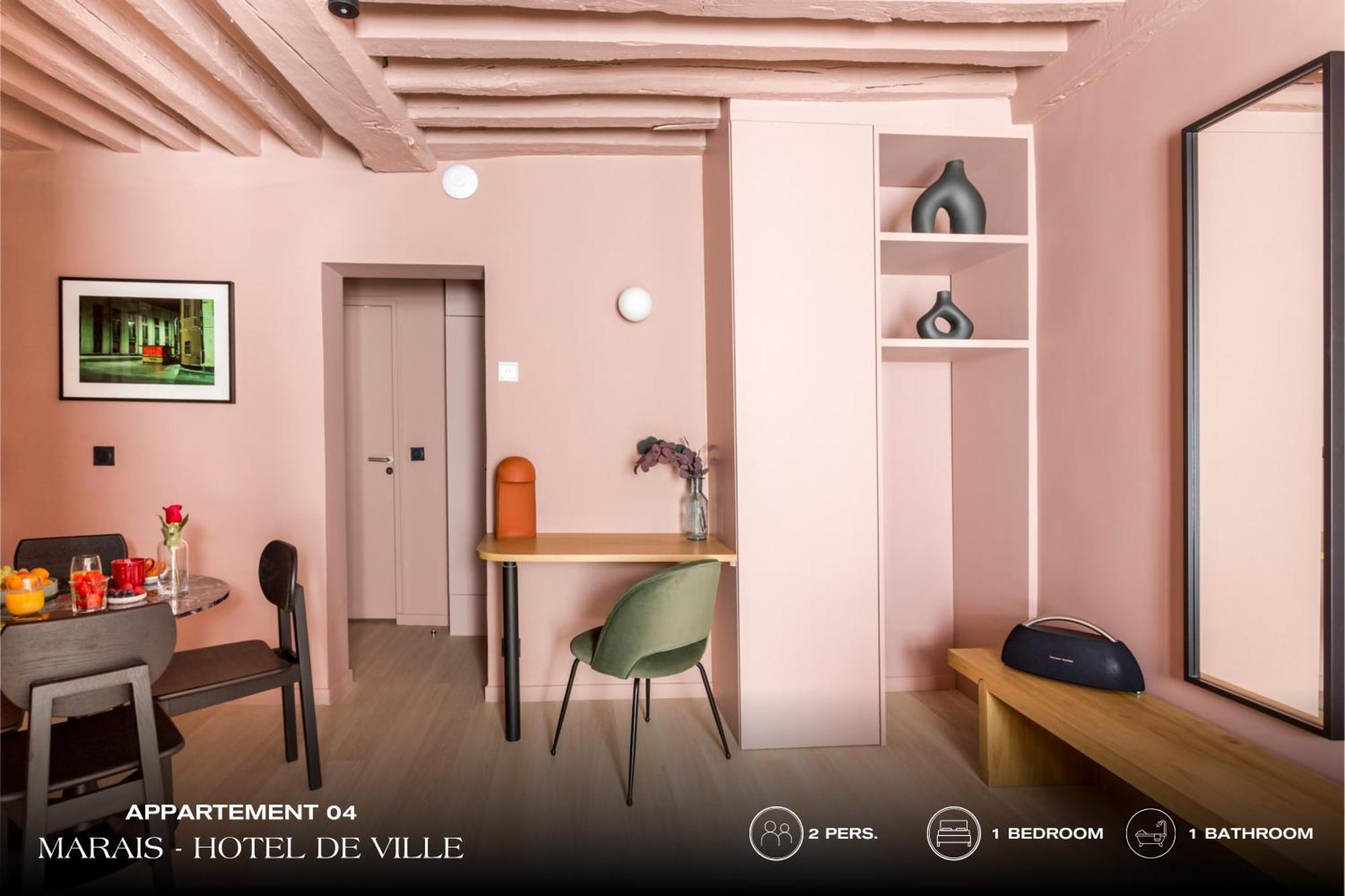 Beauquartier - Marais, Bourg Tibourg Apartment ปารีส ภายนอก รูปภาพ