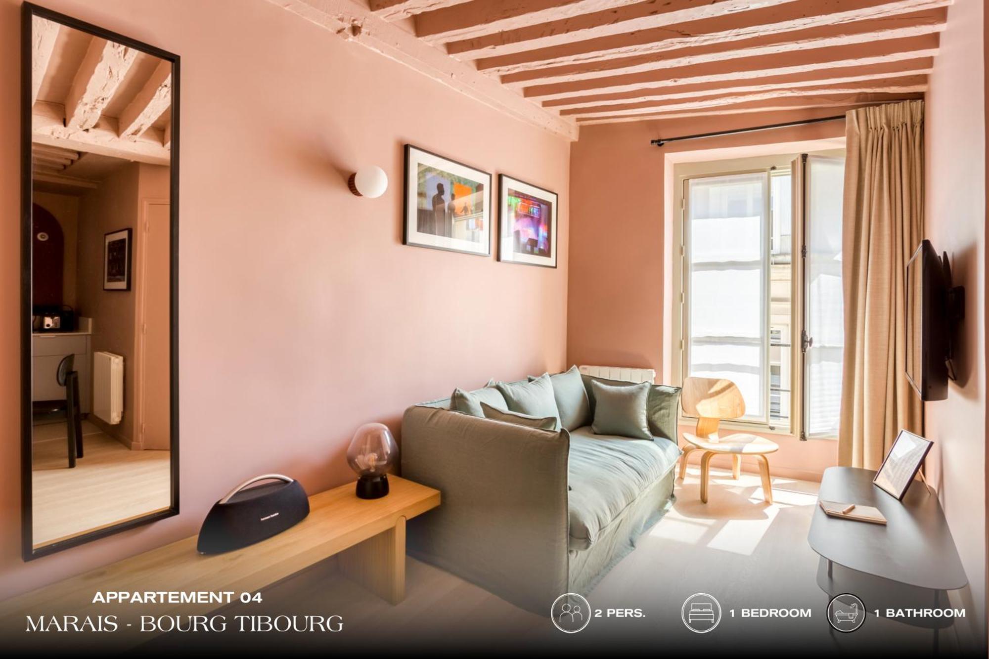 Beauquartier - Marais, Bourg Tibourg Apartment ปารีส ภายนอก รูปภาพ