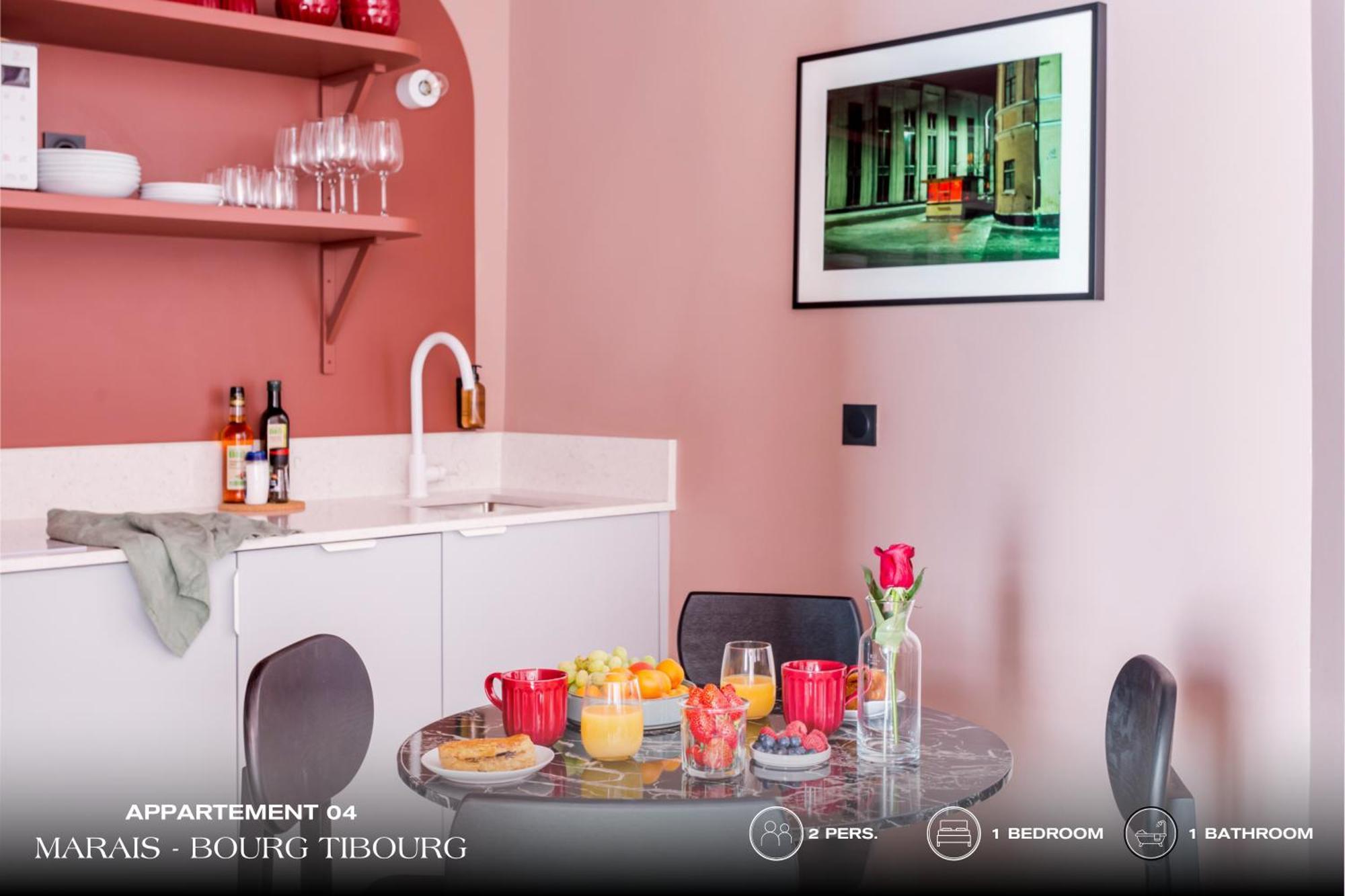 Beauquartier - Marais, Bourg Tibourg Apartment ปารีส ภายนอก รูปภาพ