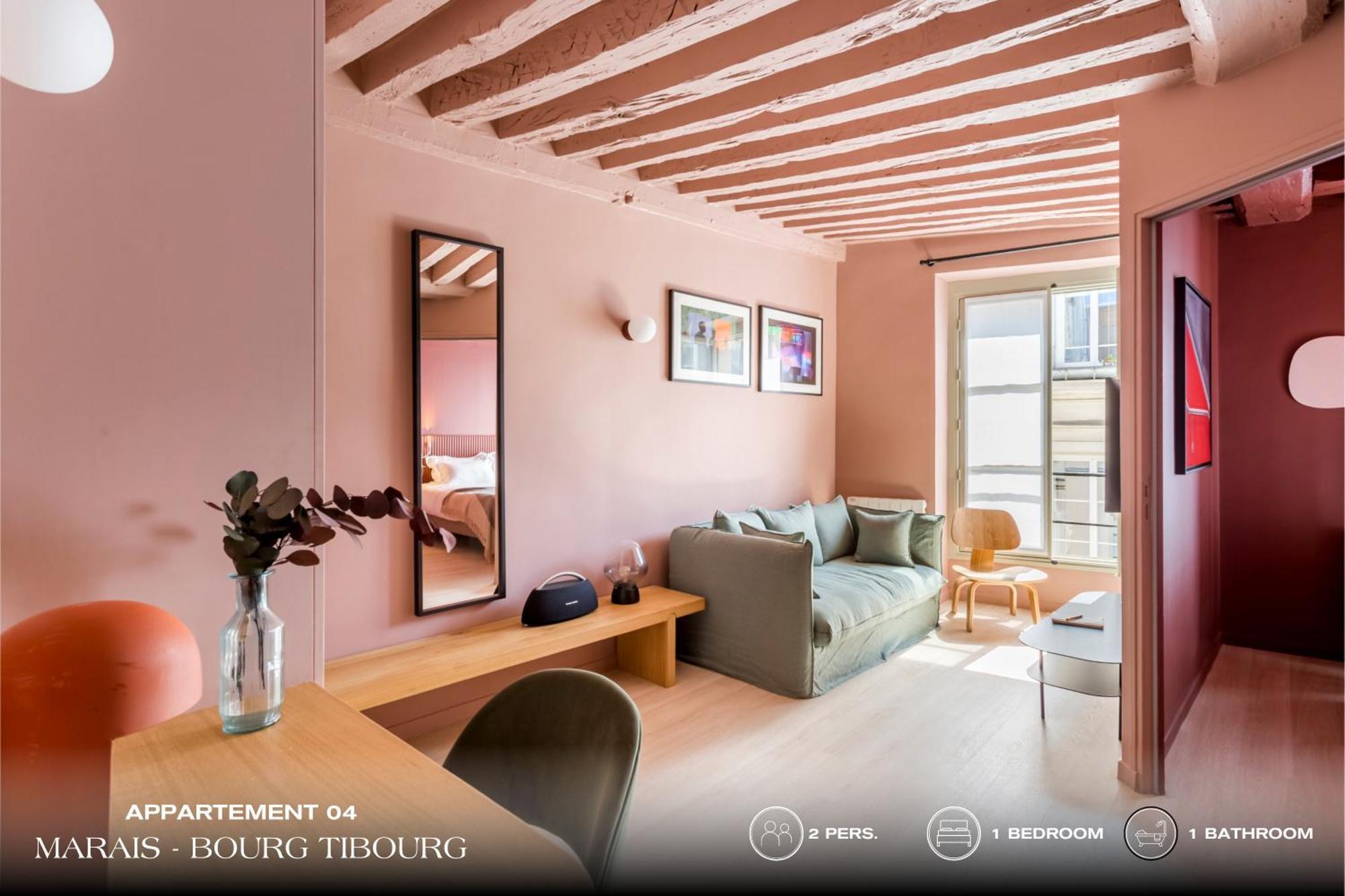 Beauquartier - Marais, Bourg Tibourg Apartment ปารีส ภายนอก รูปภาพ