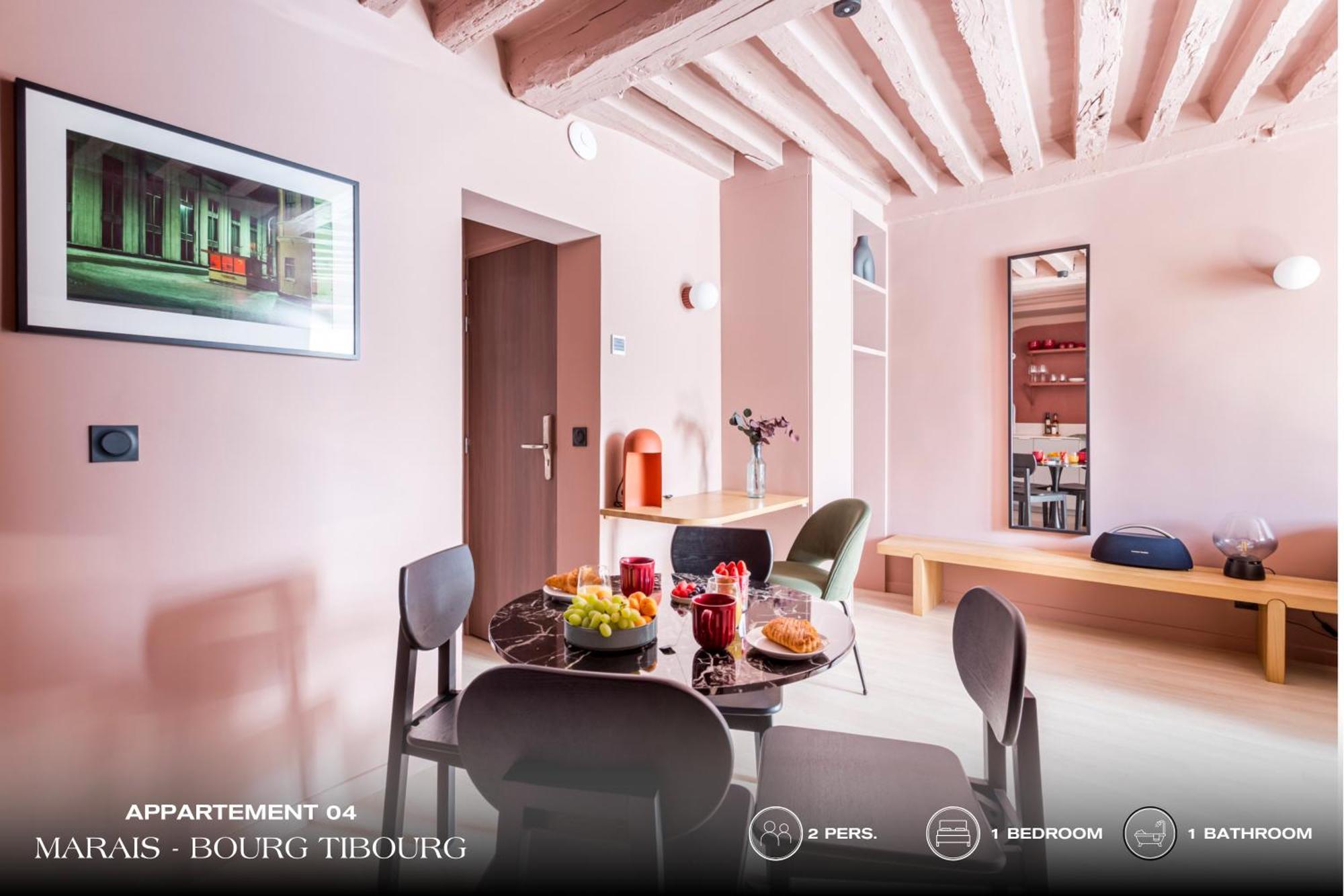 Beauquartier - Marais, Bourg Tibourg Apartment ปารีส ภายนอก รูปภาพ